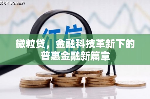 滁州微粒贷，金融科技革新下的普惠金融新篇章