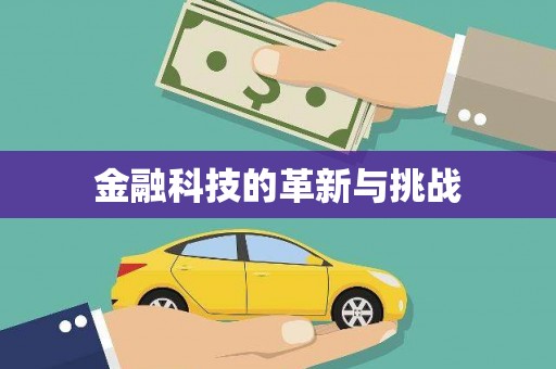 滁州金融科技的革新与挑战