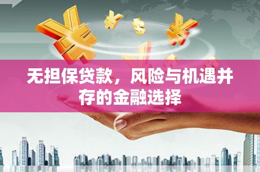 滁州无担保贷款，风险与机遇并存的金融选择