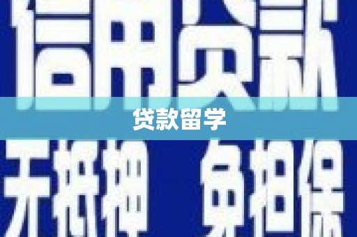 滁州贷款留学