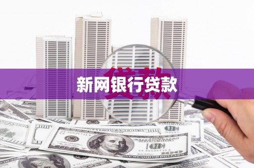 滁州新网银行贷款