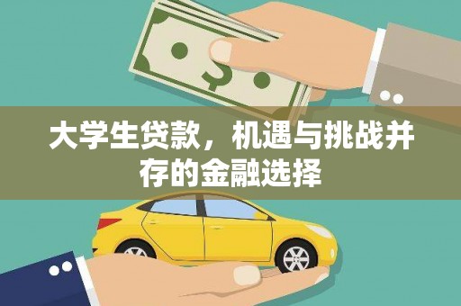 滁州大学生贷款，机遇与挑战并存的金融选择