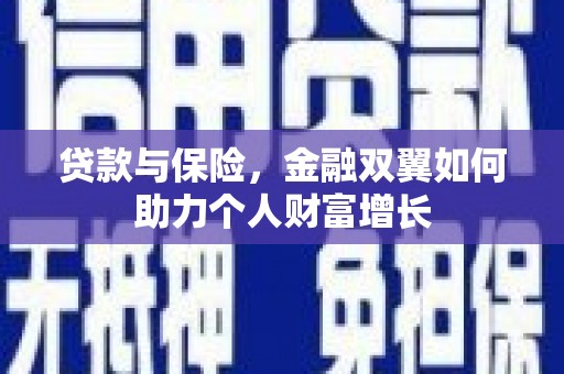 滁州贷款与保险，金融双翼如何助力个人财富增长
