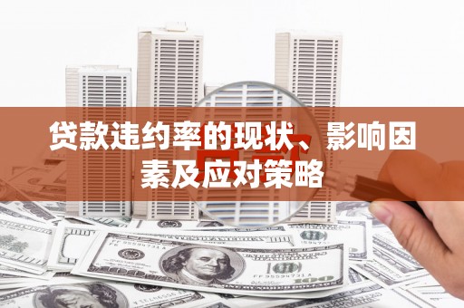 滁州贷款违约率的现状、影响因素及应对策略