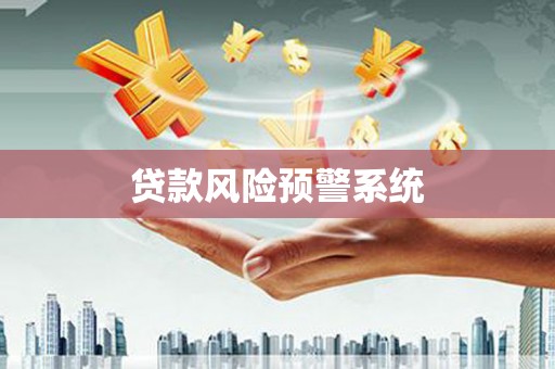 滁州贷款风险预警系统