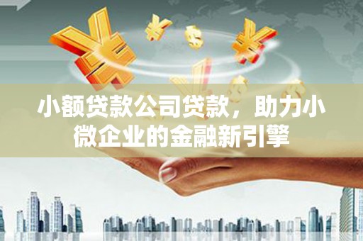 滁州小额贷款公司贷款，助力小微企业的金融新引擎