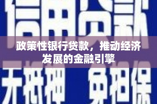 滁州政策性银行贷款，推动经济发展的金融引擎