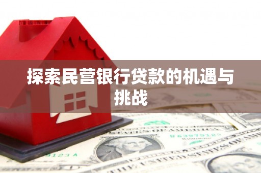 滁州探索民营银行贷款的机遇与挑战