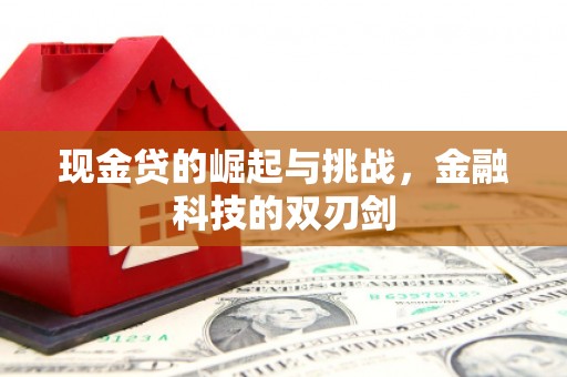 滁州现金贷的崛起与挑战，金融科技的双刃剑