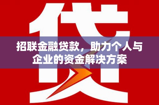 滁州招联金融贷款，助力个人与企业的资金解决方案