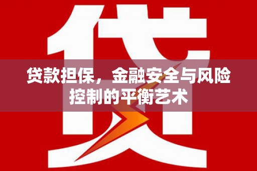 滁州贷款担保，金融安全与风险控制的平衡艺术
