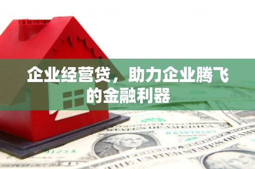 滁州企业经营贷，助力企业腾飞的金融利器