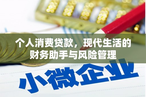 滁州个人消费贷款，现代生活的财务助手与风险管理