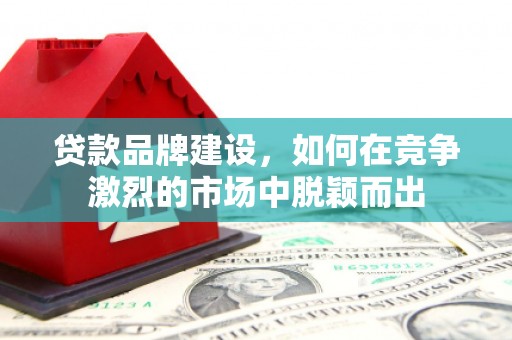 滁州贷款品牌建设，如何在竞争激烈的市场中脱颖而出