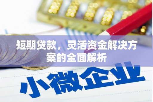 滁州短期贷款，灵活资金解决方案的全面解析