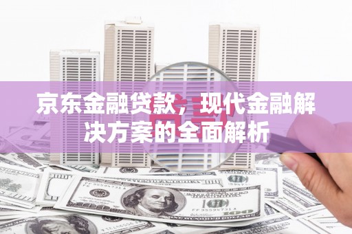 滁州京东金融贷款，现代金融解决方案的全面解析