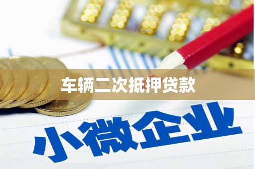 滁州车辆二次抵押贷款