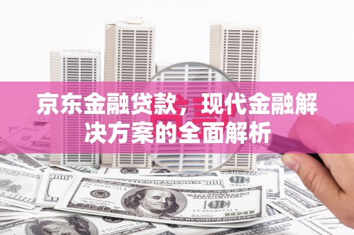滁州京东金融贷款，现代金融解决方案的全面解析