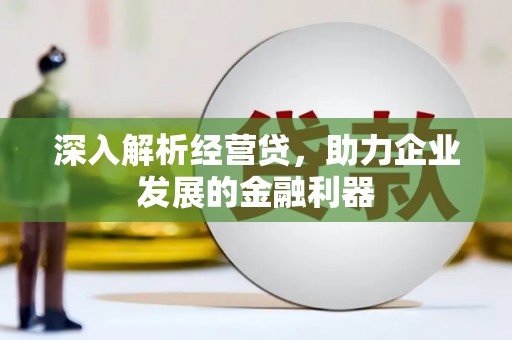 滁州深入解析经营贷，助力企业发展的金融利器