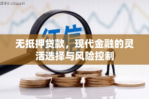 滁州无抵押贷款，现代金融的灵活选择与风险控制