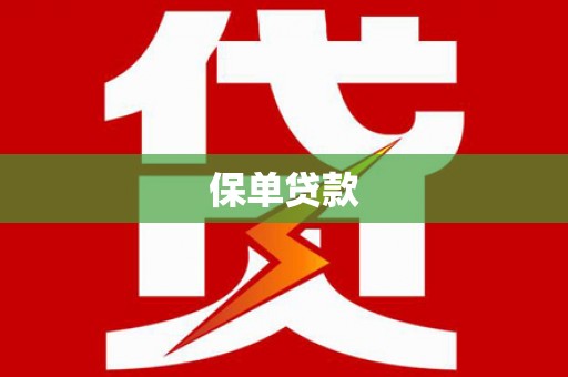 滁州保单贷款