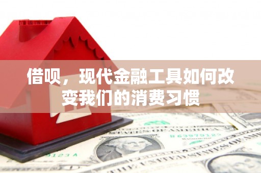 滁州借呗，现代金融工具如何改变我们的消费习惯
