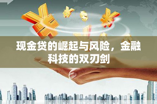 滁州现金贷的崛起与风险，金融科技的双刃剑