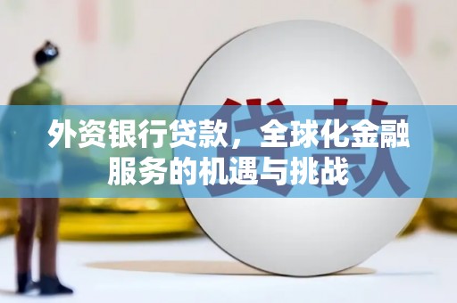 滁州外资银行贷款，全球化金融服务的机遇与挑战