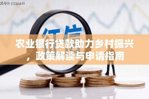 滁州农业银行贷款助力乡村振兴，政策解读与申请指南