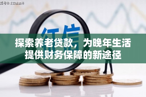 滁州探索养老贷款，为晚年生活提供财务保障的新途径