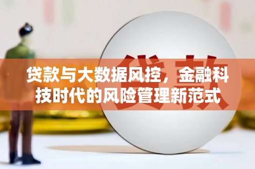 滁州贷款与大数据风控，金融科技时代的风险管理新范式