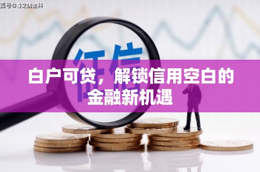 滁州白户可贷，解锁信用空白的金融新机遇