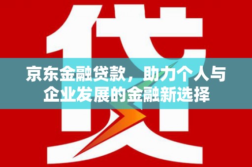 滁州京东金融贷款，助力个人与企业发展的金融新选择