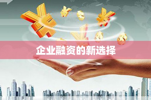 滁州企业融资的新选择