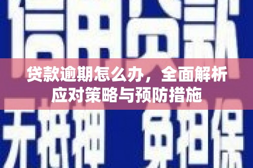 滁州贷款逾期怎么办，全面解析应对策略与预防措施