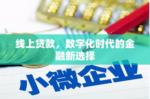 滁州线上贷款，数字化时代的金融新选择