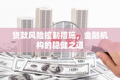 滁州贷款风险控制措施，金融机构的稳健之道