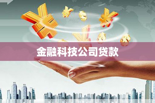 滁州金融科技公司贷款