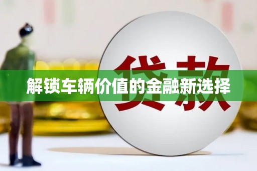 滁州解锁车辆价值的金融新选择