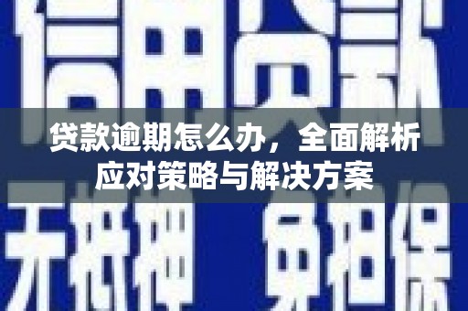 滁州贷款逾期怎么办，全面解析应对策略与解决方案