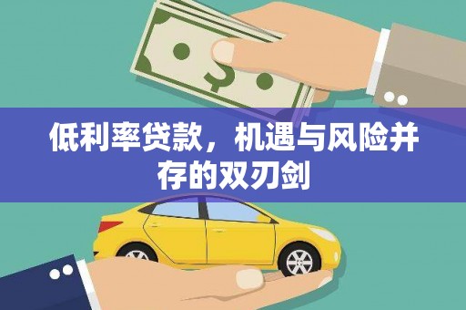 滁州低利率贷款，机遇与风险并存的双刃剑