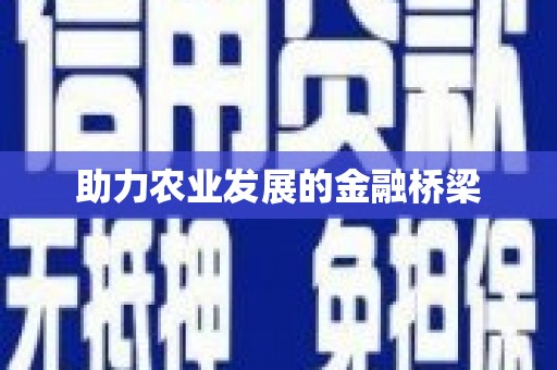 滁州助力农业发展的金融桥梁