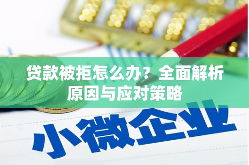 滁州贷款被拒怎么办？全面解析原因与应对策略