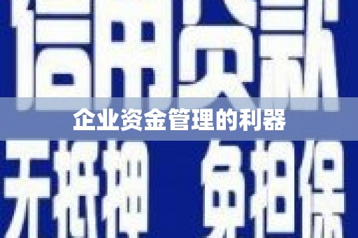 滁州企业资金管理的利器